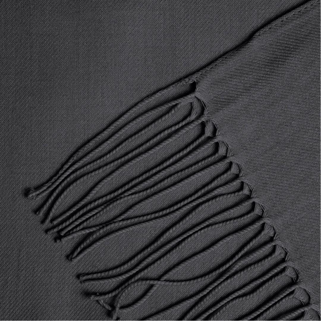 Fiolini Pashmina Schal Dunkelgrau
