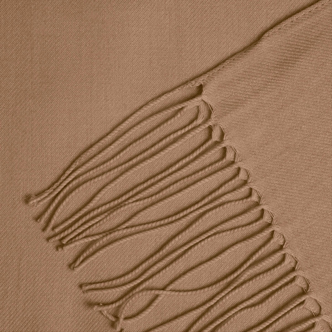 Fiolini Pashmina Schal Kamelbraun