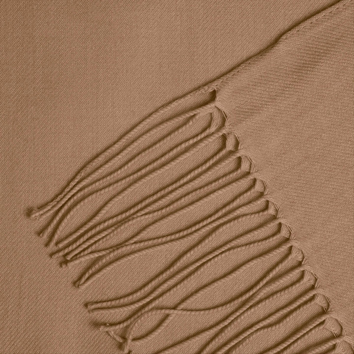 Fiolini Pashmina Schal Kamelbraun