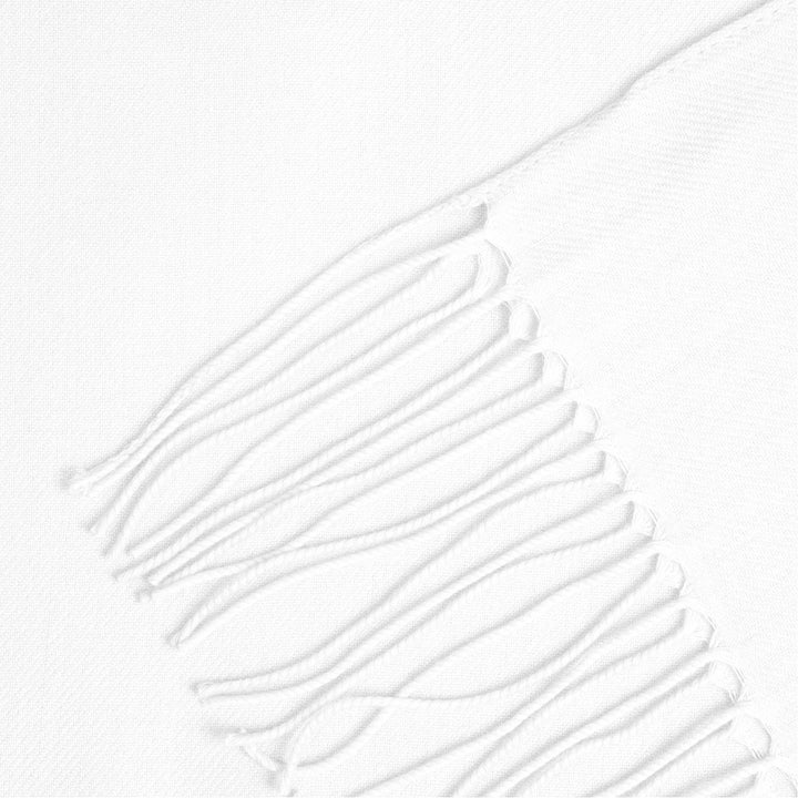 Fiolini Pashmina Schal Weiß