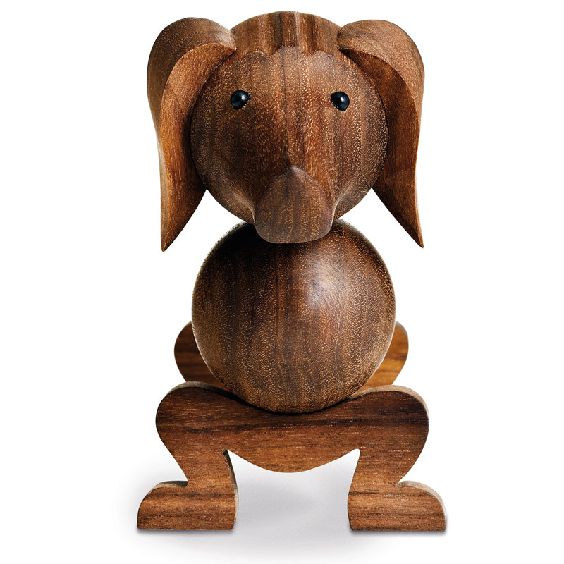 Kay Bojesen Hund Klein Walnuss