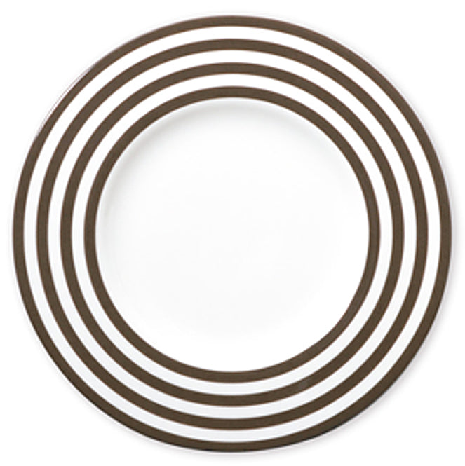 Bruno Evrard Teller Freshness Streifen Braun