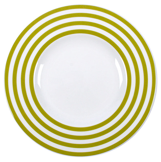 Bruno Evrard Teller Freshness mit Streifen Grün