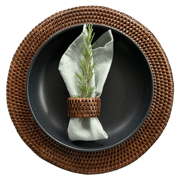 Fiolini Serviettenring Rattan