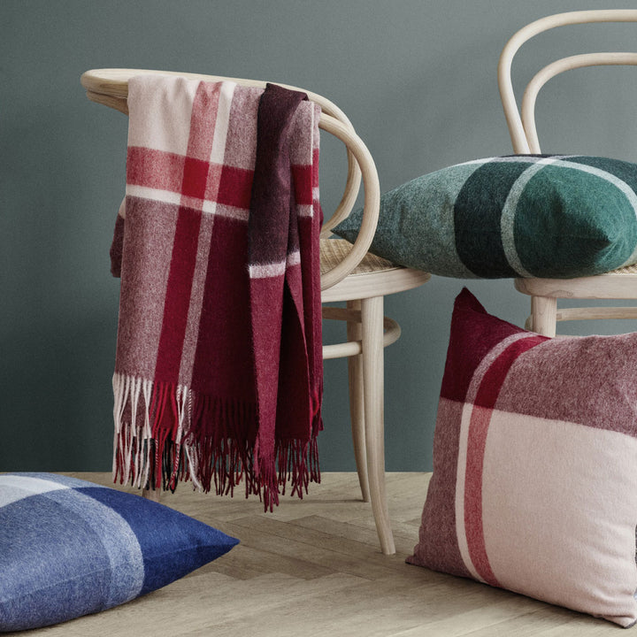 Elvang Denmark Alpaka Decke Manhattan Bordeaux