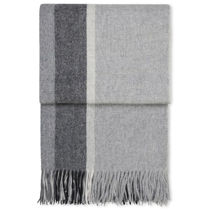 Elvang Denmark Alpaka Decke Manhattan Grau