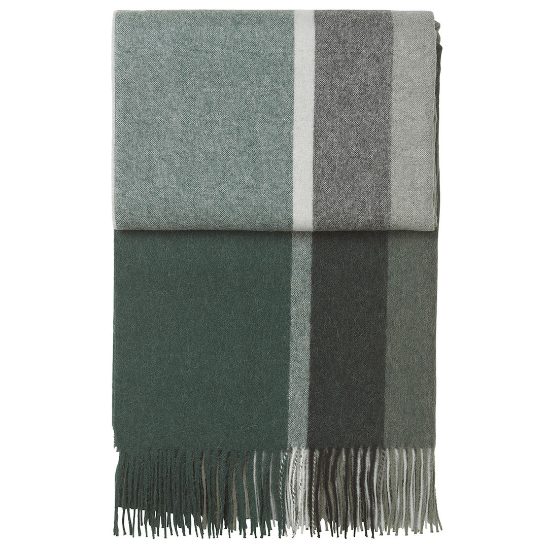 Elvang Denmark Alpaka Decke Manhattan Grün