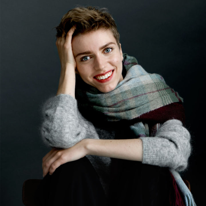 Elvang Denmark Alpaka Schal Copenhagen Grün