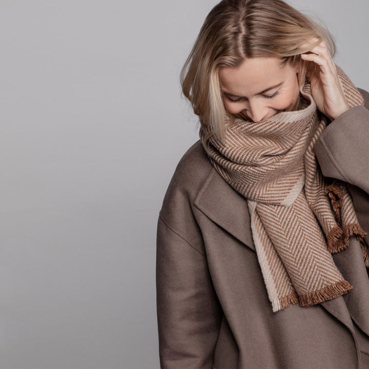 Elvang Denmark Alpaka Schal Edinburgh Beige