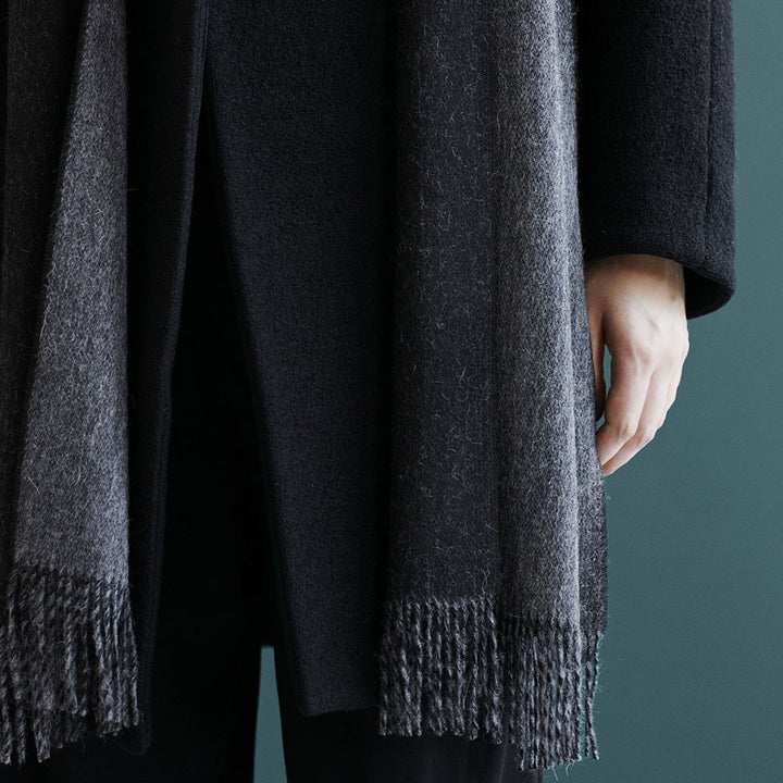 Elvang Denmark Alpaka Schal His & Her Schwarz