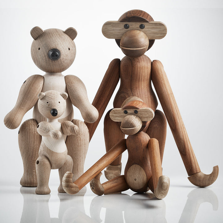 Kay Bojesen Bär Klein Eiche/Ahorn