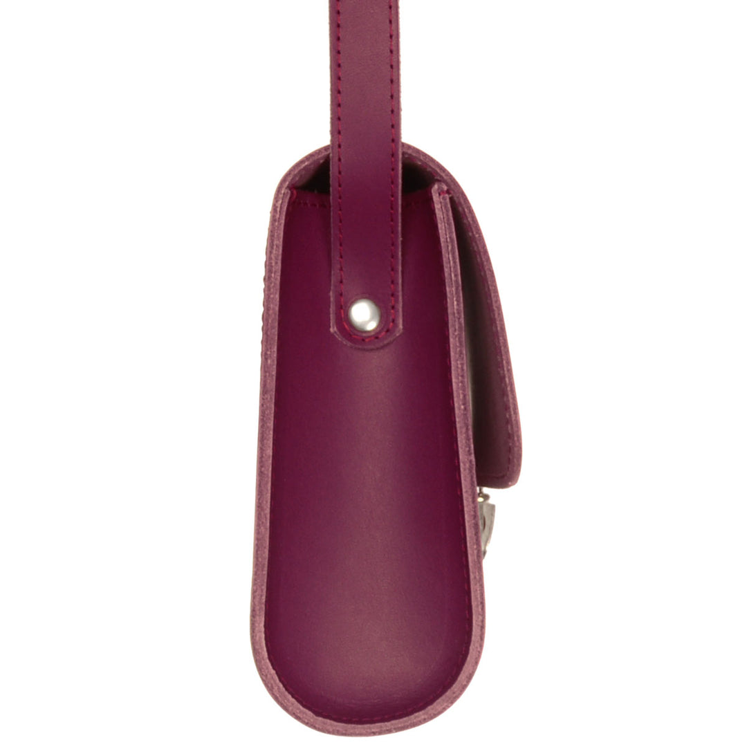 Papoutsi Brottasche Leder Merlot