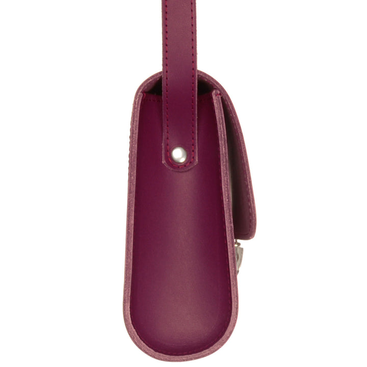 Papoutsi Brottasche Leder Merlot
