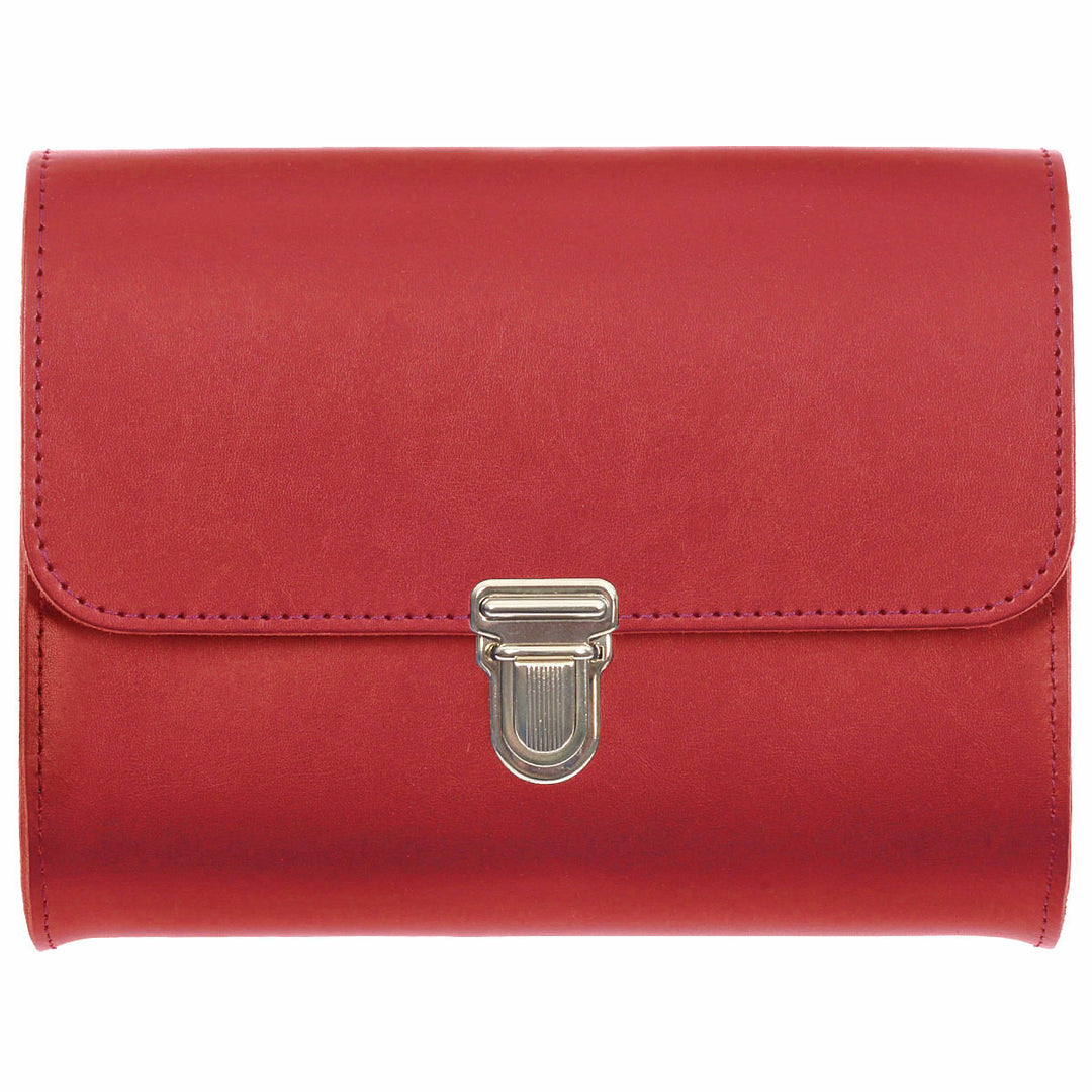 Papoutsi Brottasche Leder Rot