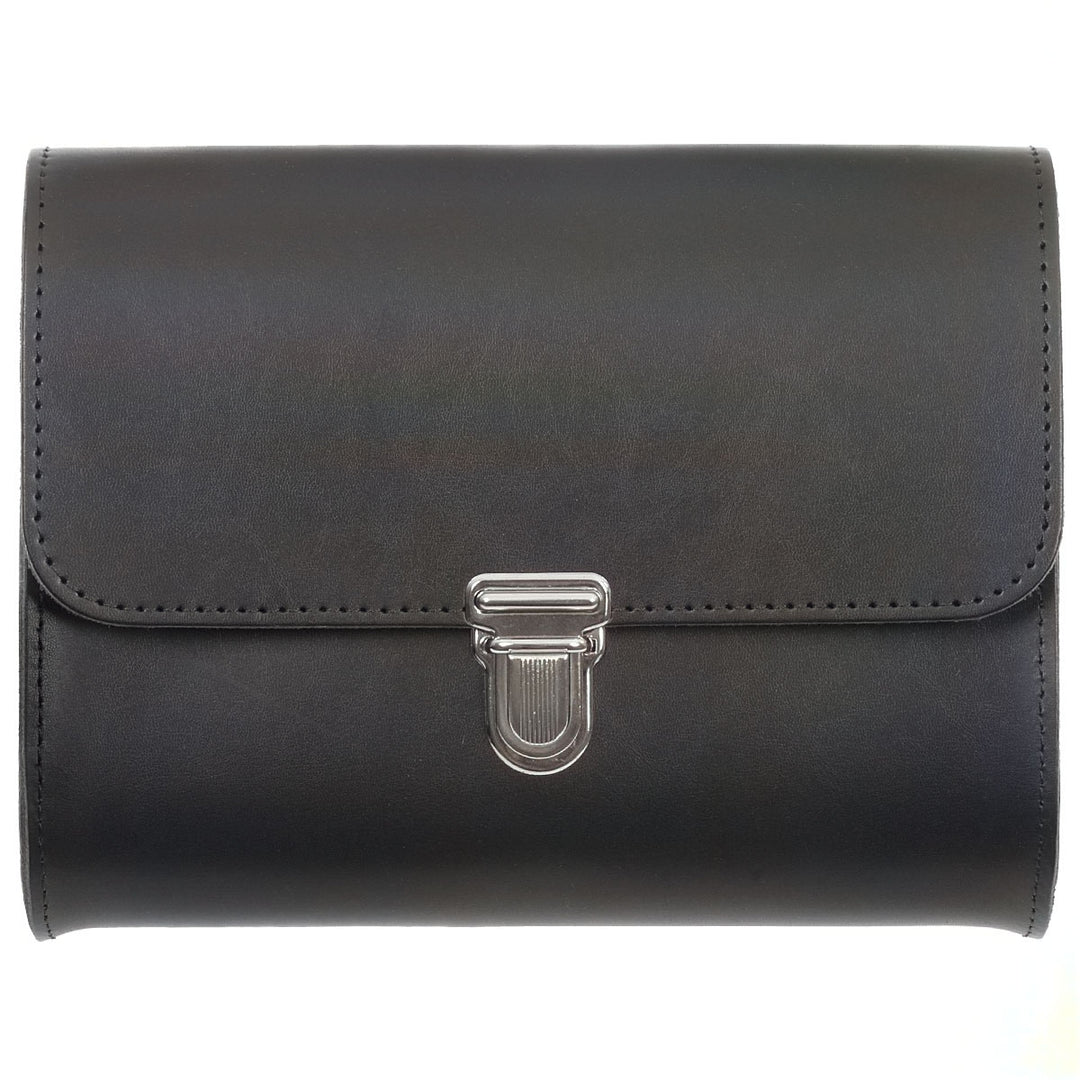 Papoutsi Brottasche Leder Schwarz