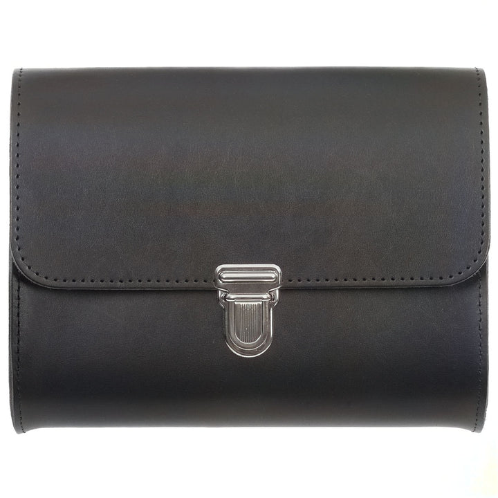 Papoutsi Brottasche Leder Schwarz