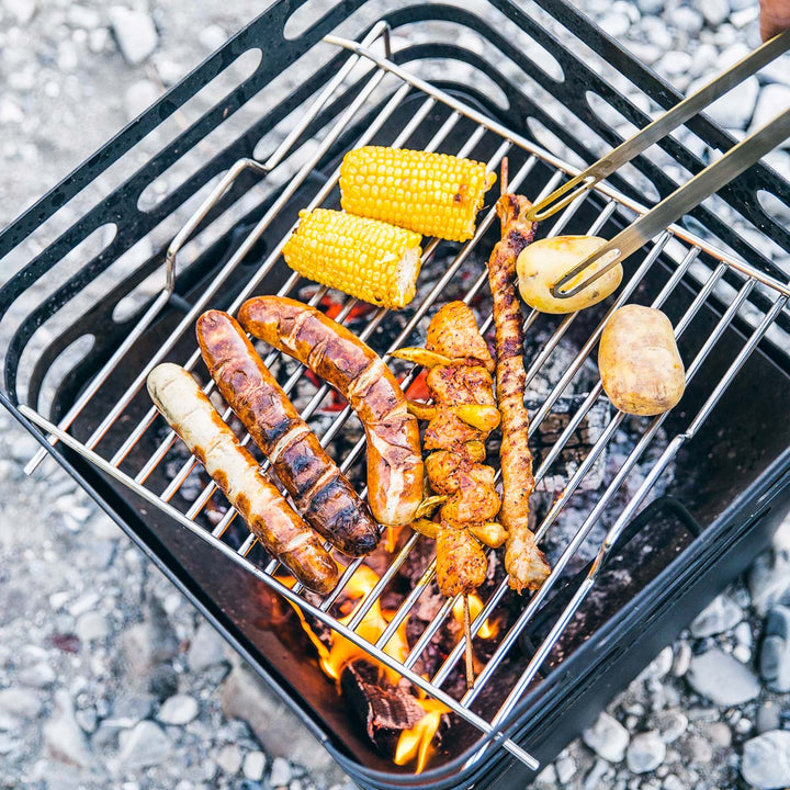 Höfats CUBE Feuerkorb Schwarz