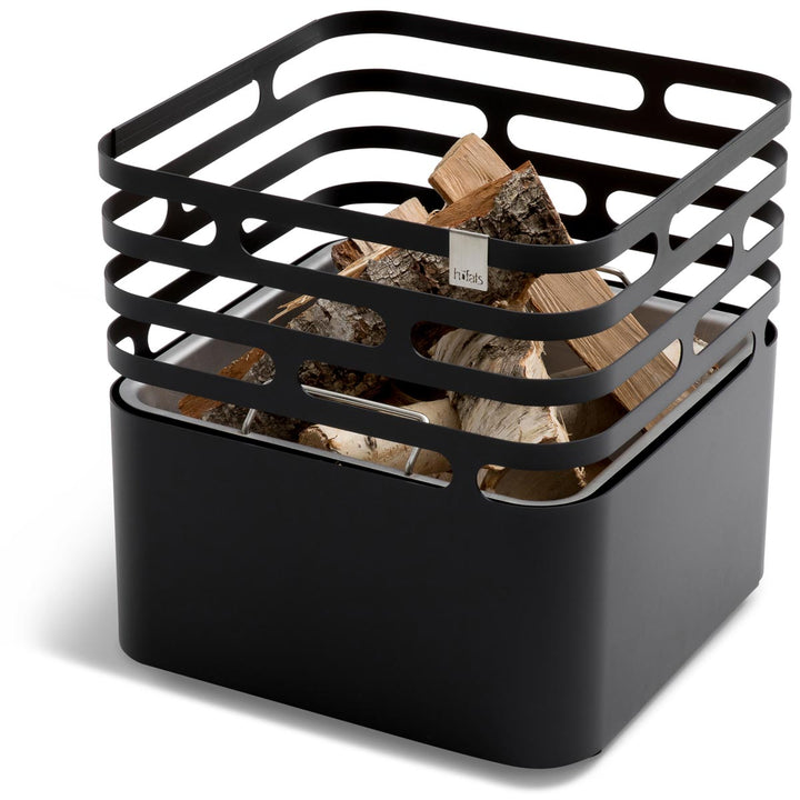 Höfats CUBE Feuerkorb Schwarz