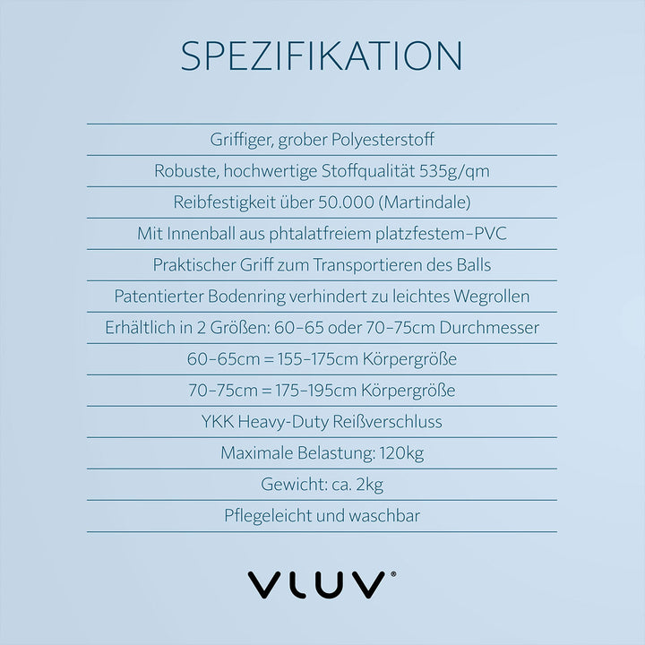 VLUV Sitzball STOV Concrete