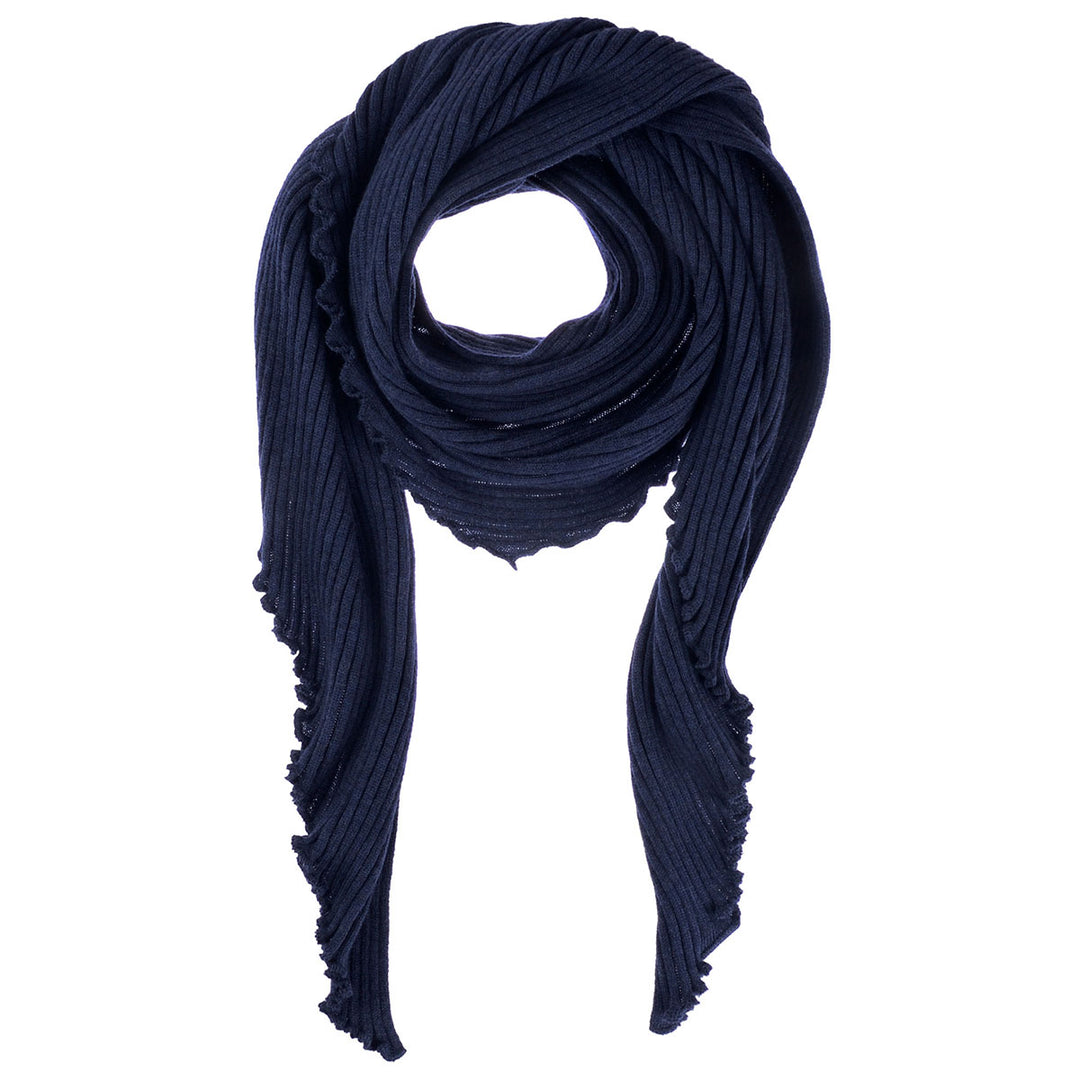 Eagle Products Dreieck Schal Lammwolle Blau