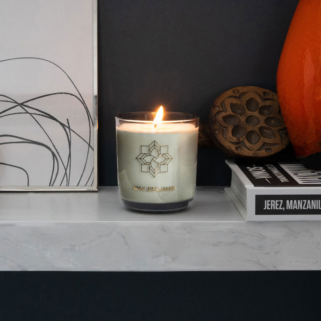 MAX BENJAMIN Duftkerze im Glas mit Deckel Lemongrass & Ginger