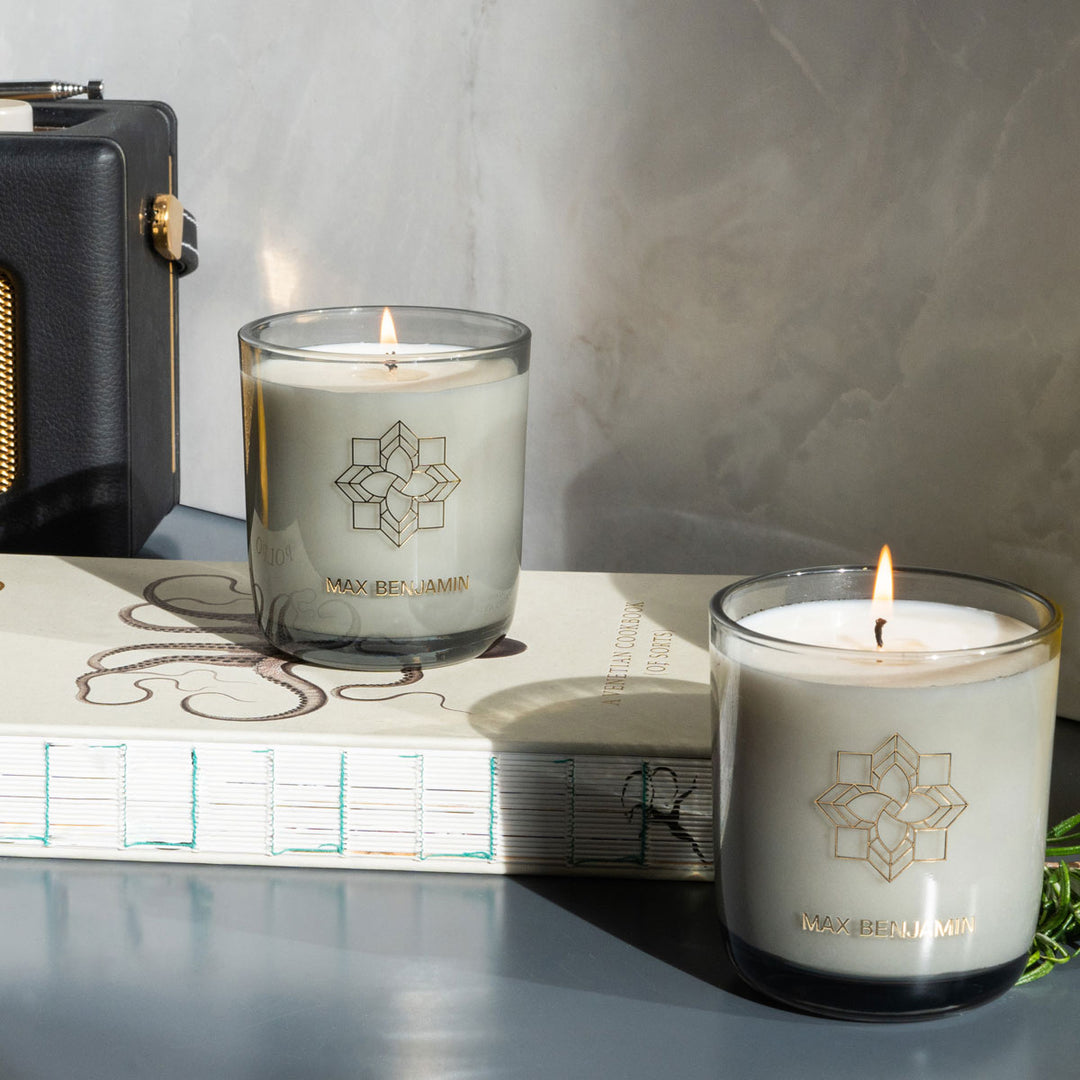 MAX BENJAMIN Duftkerze im Glas mit Deckel Lemongrass & Ginger