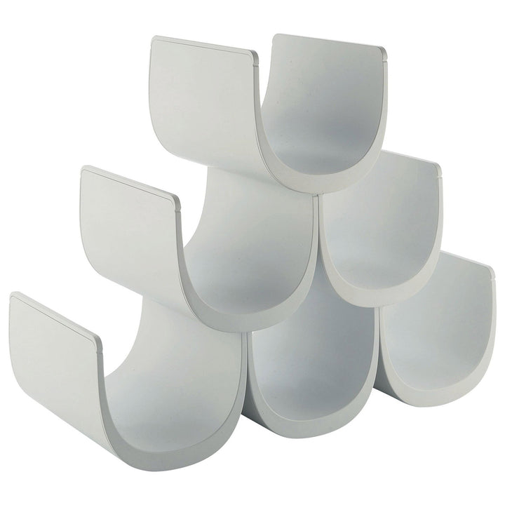 Alessi Flaschenregal Noè Weiß Kunststoff für 6 Flaschen