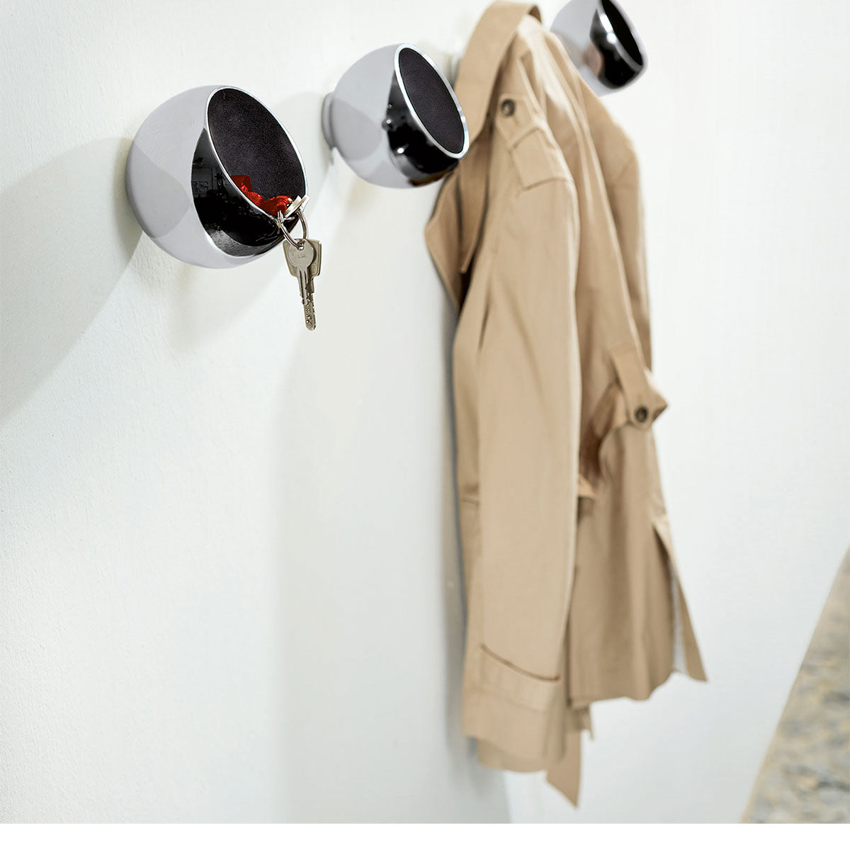 Philippi Garderobe Spectra als Ablage für Schlüssel und mit Jacke 