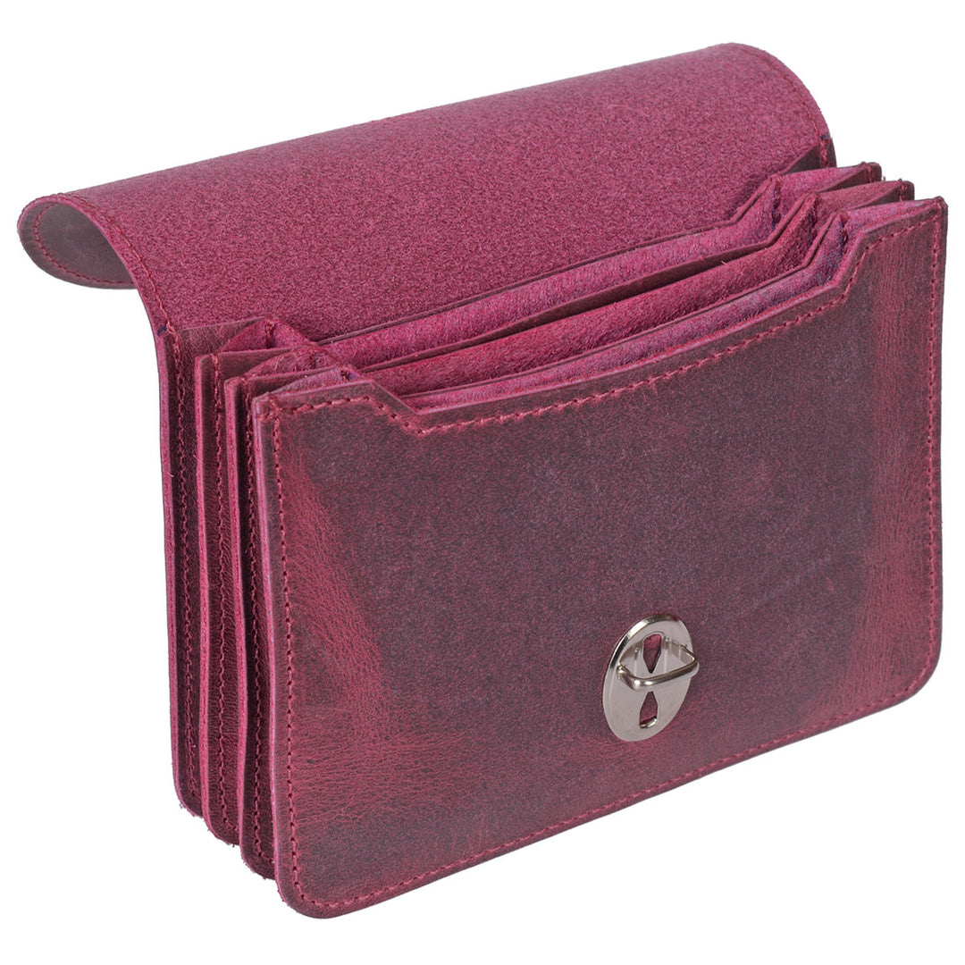 Papoutsi Geldbörse Borsa L HC Leder Berry