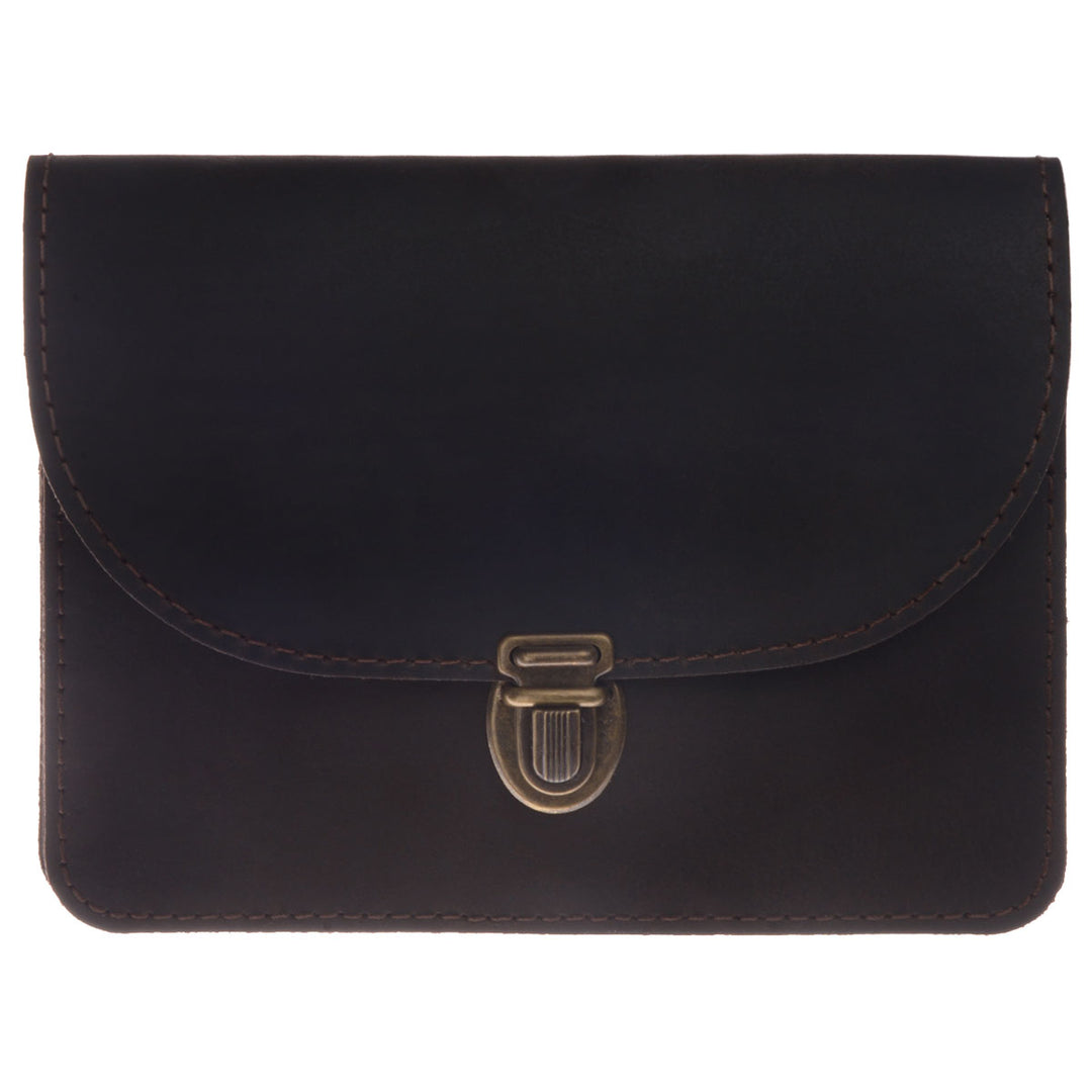 Papoutsi Geldbörse Borsa L HC Leder Moro Schloss Brüniert