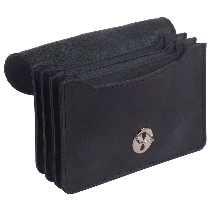 Papoutsi Geldbörse Borsa L HC Leder Schwarz