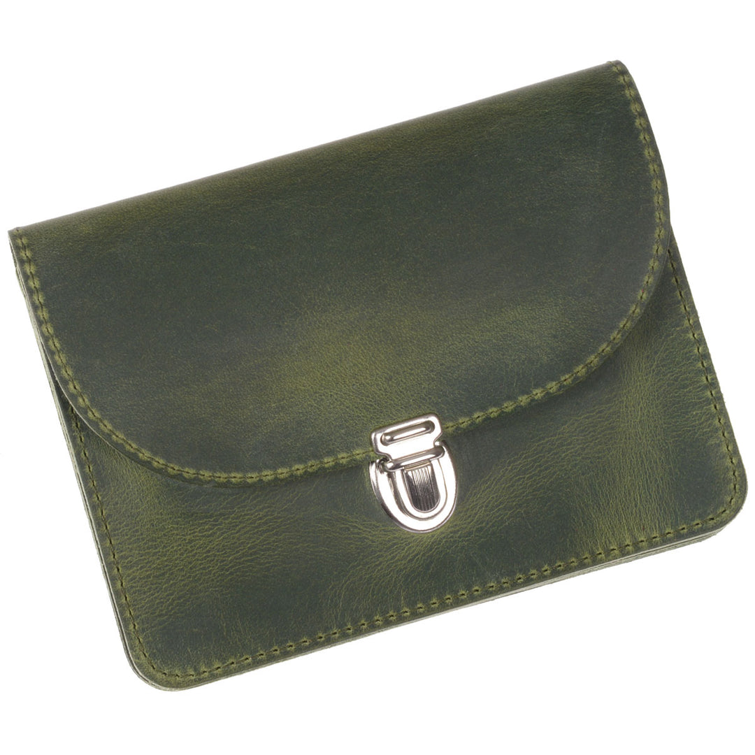 Papoutsi Geldbörse Borsa L HC Leder Pistazie
