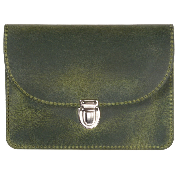 Papoutsi Geldbörse Borsa L HC Leder Pistazie