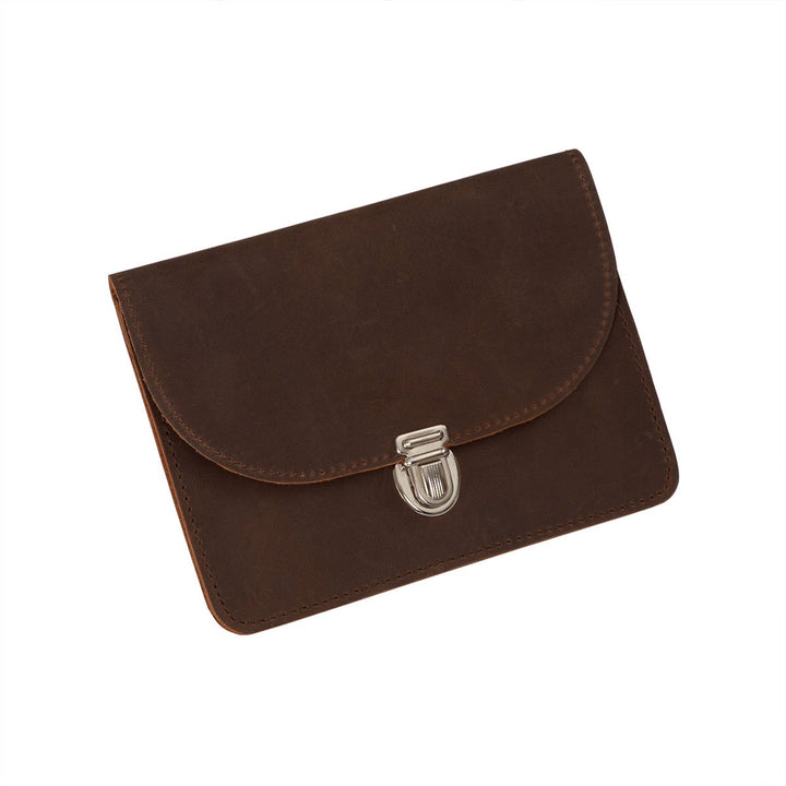 Papoutsi Geldbörse Borsa M HC Leder Braun