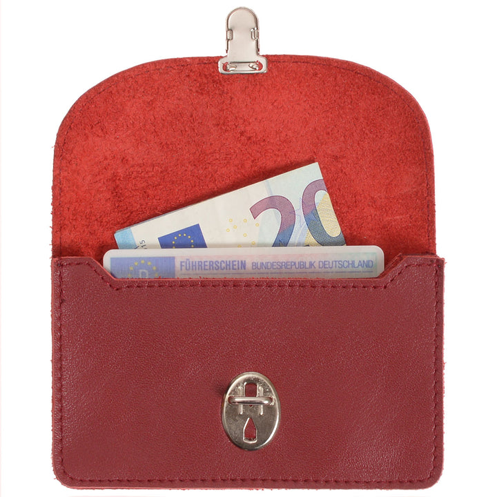 Papoutsi Geldbörse Borsa M Rot