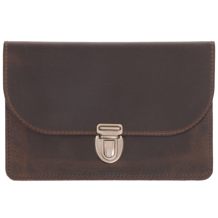 Papoutsi Geldbörse Borsa XL HC Leder Braun