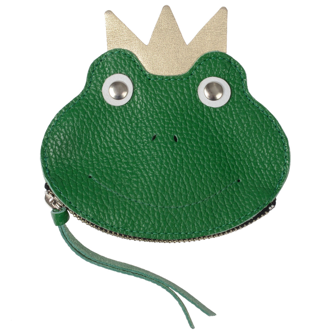 Kindergeldbörse aus Leder Froschkönig von der Ledermanufaktur papoutsi