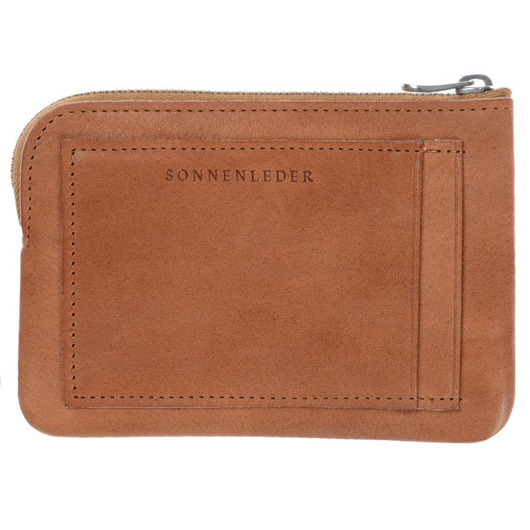 Sonnenleder Geldbörse Monteverdi A Natur Rückseite mit 2 Kartensteckfaechern