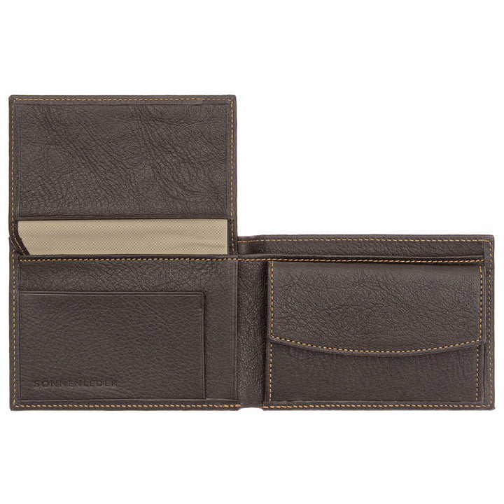 Sonnenleder Geldbörse Nahe Mocca