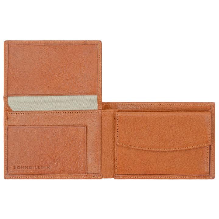 Sonnenleder Geldbörse Nahe Naturbraun