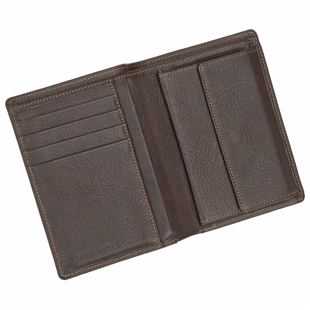 Sonnenleder Geldbörse Rhein Mocca