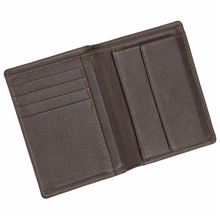 Sonnenleder Geldbörse Rhein Mocca