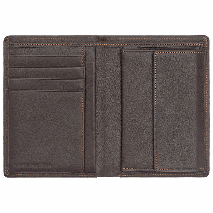 Sonnenleder Geldbörse Rhein Mocca