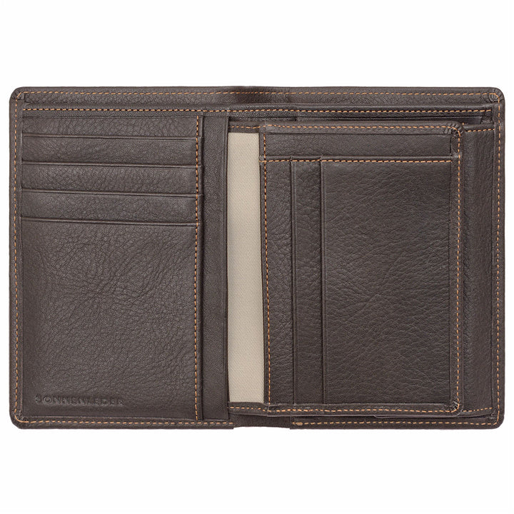 Sonnenleder Geldbörse Rhein Mocca