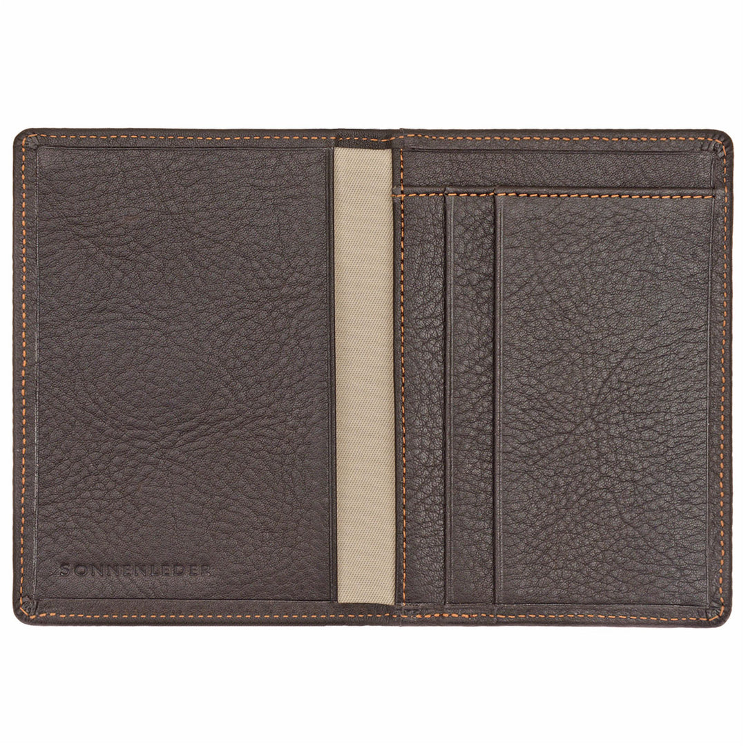 Sonnenleder Geldbörse Rhein Mocca