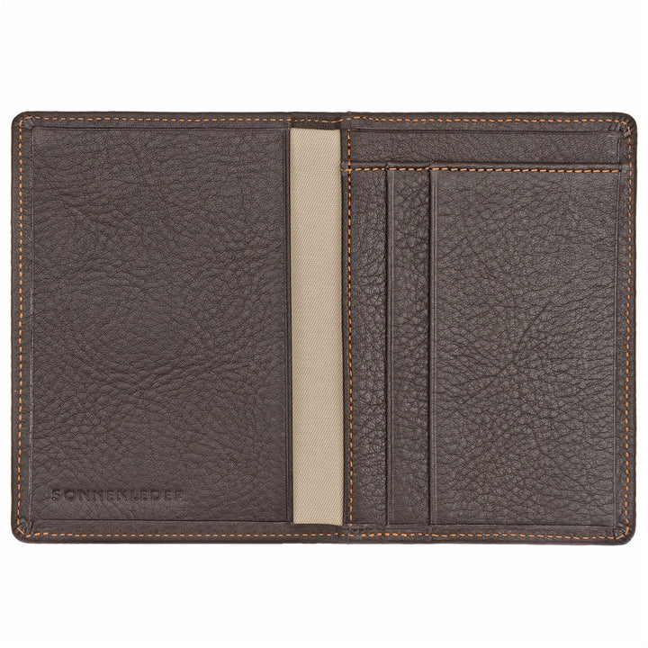 Sonnenleder Geldbörse Rhein Mocca