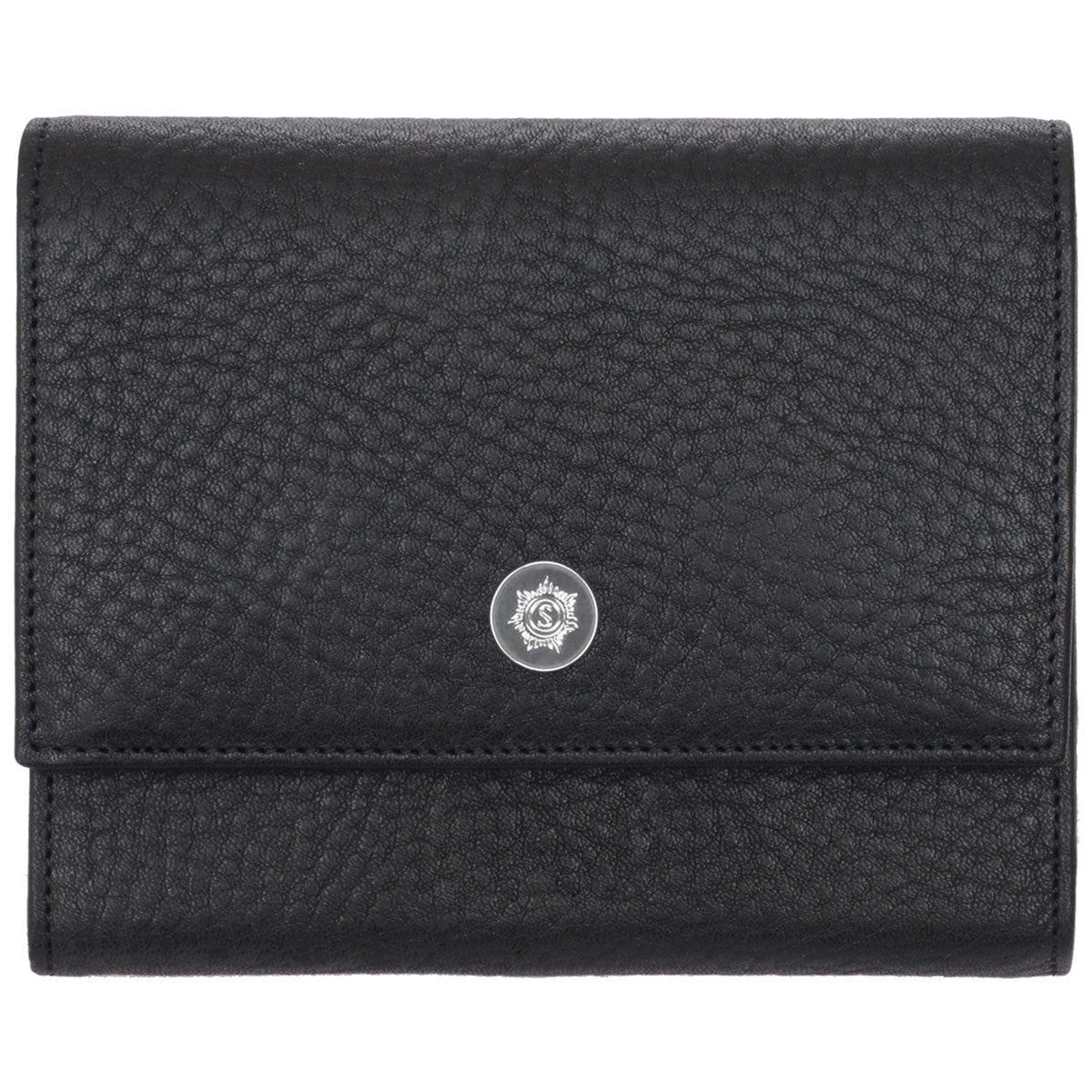 Sonnenleder Geldbörse TARN G Schwarz geschlossen