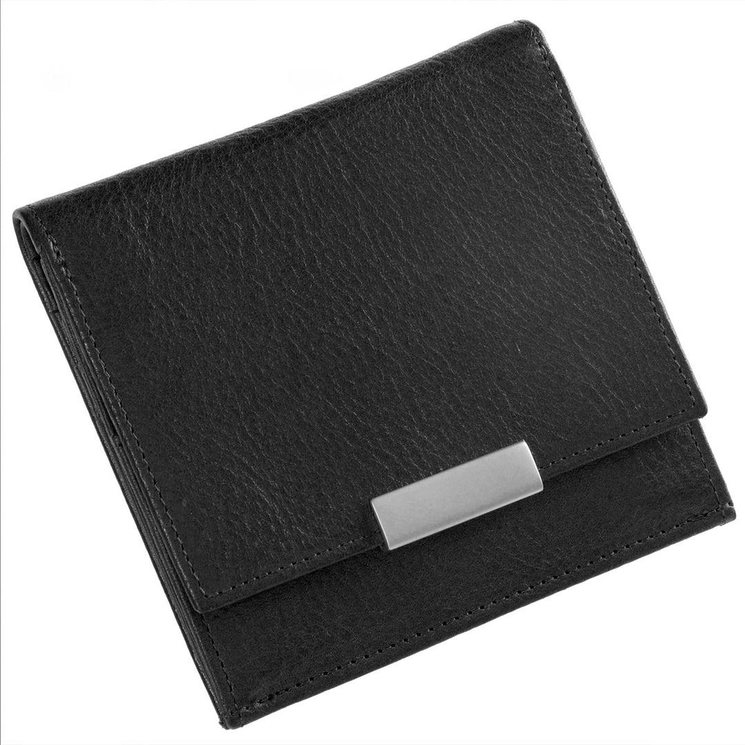 Sonnenleder Geldbörse Wienfluss K Schwarz geschlossen