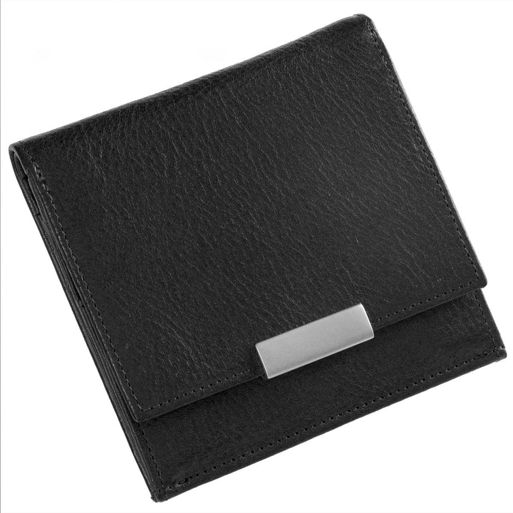 Sonnenleder Geldbörse Wienfluss K Schwarz geschlossen