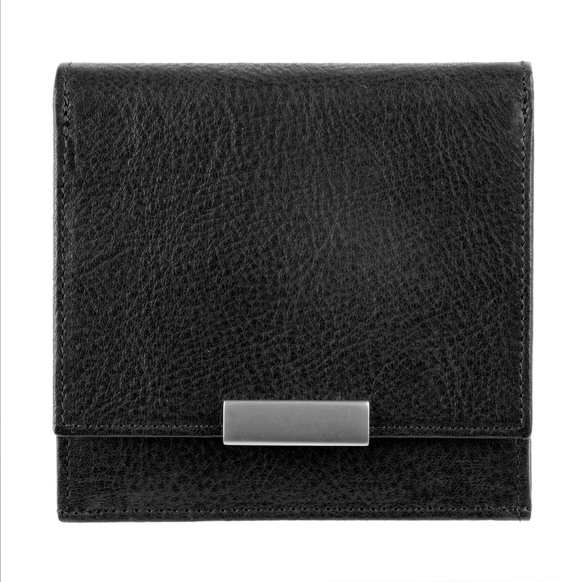 Sonnenleder Geldbörse Wienfluss K Schwarz geschlossen